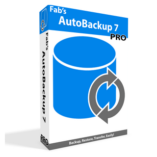 Fab's AutoBackup 7 Pro — Sauvegarde / Restauration / Migration Windows multi-profils pour techniciens | 60€