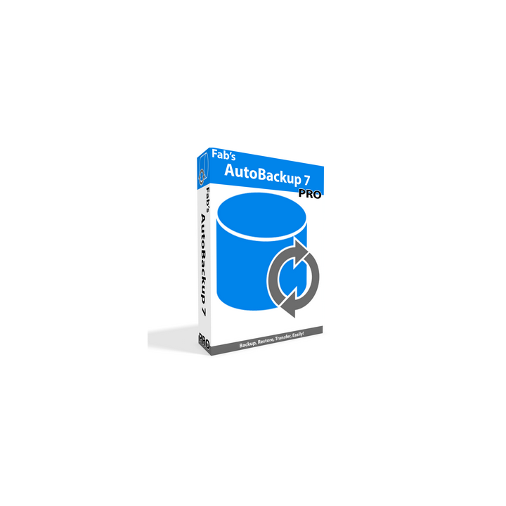 Fab's AutoBackup 7 Pro — Multi-Profile Windows Backup / Restore / Migration for IT Technicians | EUR 140